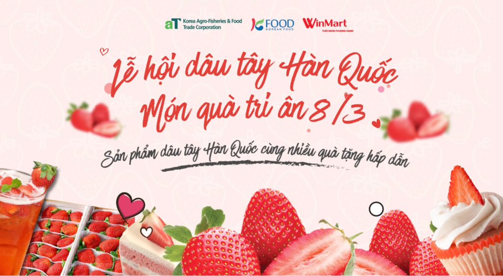 dba media Chiến dịch Quảng bá Dâu tây Hàn Quốc