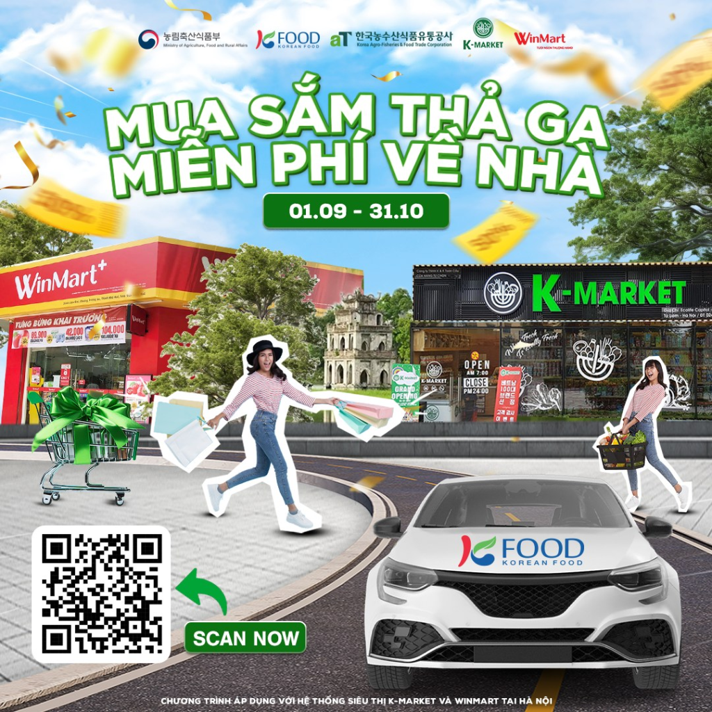 Mua sắm thả ga, Miễn phí về nhà grab