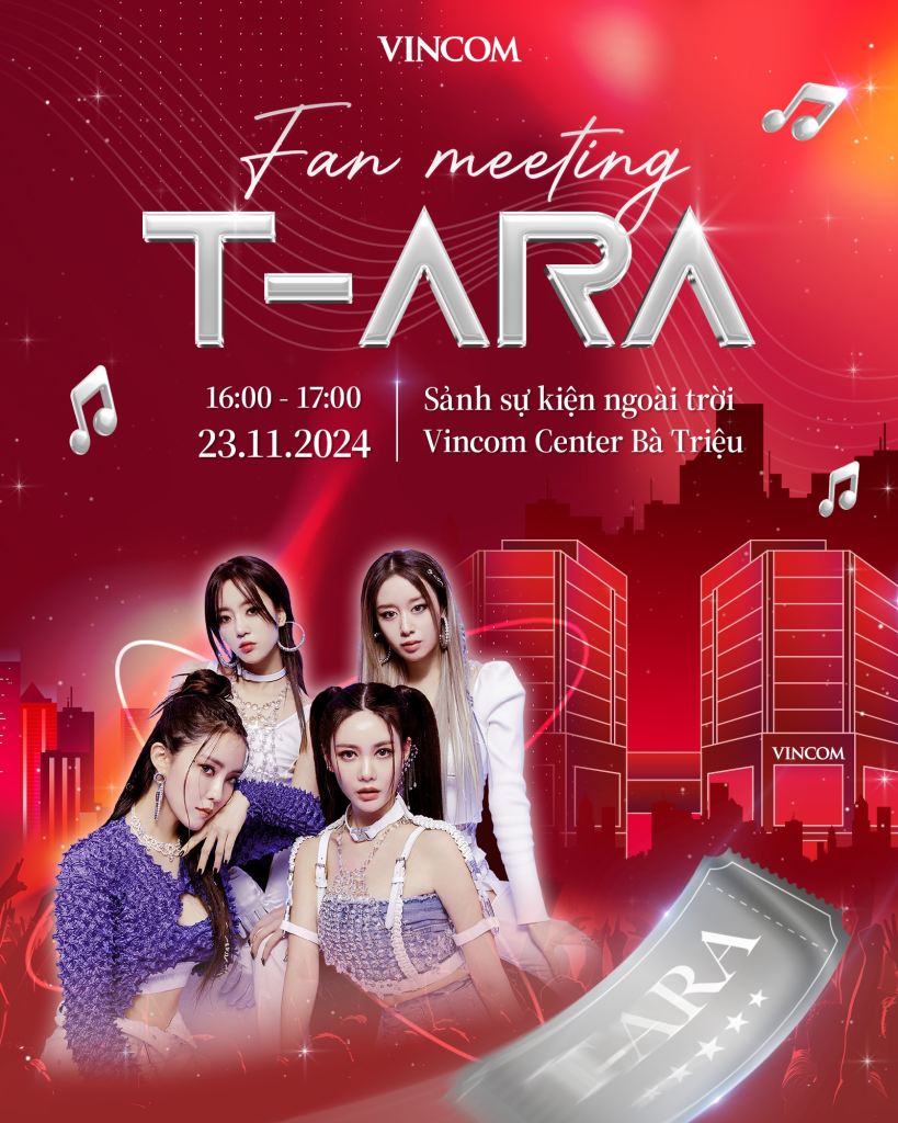 tara tại sự kiện vincom dba media